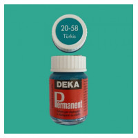 DEKA PERMANENT FLACONE DA 25ML  TURCHESE 2058