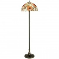 Piantana Dafne vetro Tiffany 2xE27 Fan Europe