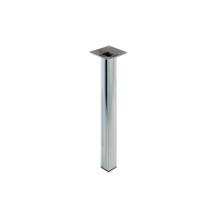 PIEDINO ACCIAIO CROMATO  25X25 CM 40
