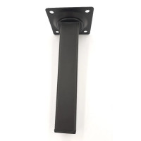  PIEDINO ACCIAIO NERO 25X25 CM 70