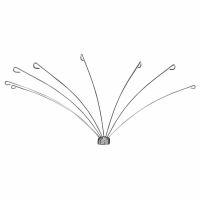 Pieghella senza tenda 180 cromato