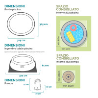 Piscina Easy Set rotonda con pompa filtro 305x61 cm Intex