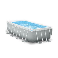 Piscina Prisma Metal Frame 488x244x107 cm Intex