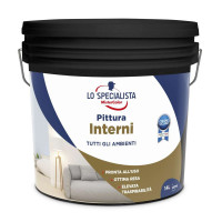 PITTURA PER INTERNI BIANCO  FLACONE DA 14 LT 