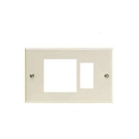 PLACCA ALLUMINIO SCHUKO1 POSTO  ELECTRALINE 