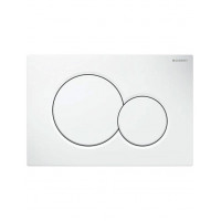 GEBERIT Sigma01 Placca Comando Bianco 2 TASTI 