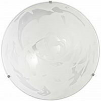 Plafoniera Led Alabastro bianco 30 cm Fan Europe
