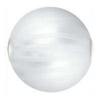 Plafoniera Kuna in Vetro Bianco 30 cm 