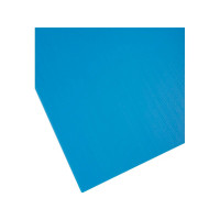 Lastra alveolare plastonda azzurro 500 mm x 500 mm x 2,5 mm