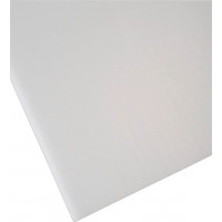 Lastra alveolare plastonda bianco 500 mm x 500 mm x 2,5 mm