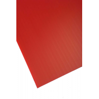 Poliver Lastra  polistirene liscio rossa  150x50x0.25 cm 