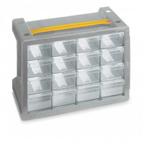 CASSETTIERE TERRY POKER GRIGIO  27X15X19 CM 