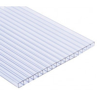 Lastra in policarbonato alveolare 98 cm x 200 cm spessore 4 mm 
