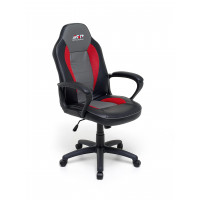 Sgp Gaming Station Poltrona Player Grigia, Similpelle, Nylon, 