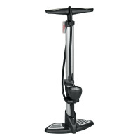 Lampa Air-Pro 1, pompa in acciaio con manometro - H 590 mm