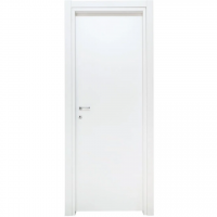 Porta bianco soft  reversibile coprifilo regolabile larghezza 70 cm 210 cm 