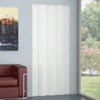 Porta a soffietto bianca con serratura cm 84x215 Sangiorgio
