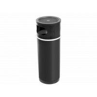 Portacenere e pattumiera Cigar nero H 70 Machieraldo Gustavo