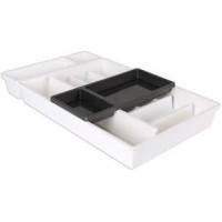 PORTAPOSATE ZELLA PANNA/ GRAFITE SET DA 4PZ 