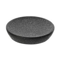 Porta sapone in ceramica nero linea ibiza