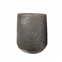 Portaspazzolino in ceramica nero