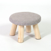 SGABELLO POUF JIMMY GRIGIO 29x20 cm