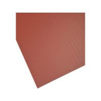 Lastra alveolare plastonda marrone 1000 mm x 2000 mm x 2,5 mm