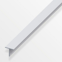 Profilo a T in Alluminio Argento 20x20x1,5mm, 1 Metro
