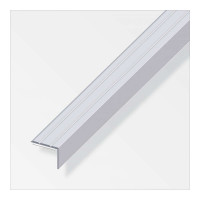 Profilo Chiusura 25X18 mm Alluminio Argento 1 Metro