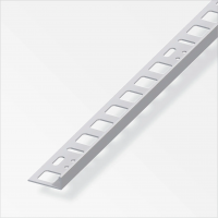 Alfer Profilo angolare per piastrelle in acciaio inossidabile 10x21 mm 2.5 mt 