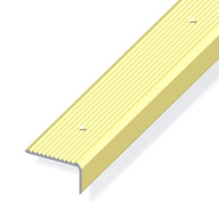 Profilo per scale 41x23 mm  alluminio ottone 1 metro 