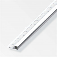  Alfer Profilo quadrato Alluminio anodizzato ottica cromata 10 mm 1 mt 