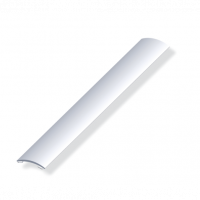 Profilo di Raccordo Autoadesivo 30x2mm in Alluminio Argento, 1 Metro