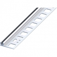 Alfer Profilo di Supporto in Plastica Resistente Antiurto 6,0-8,0mm, 2 Metri
