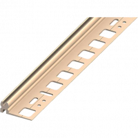 Alfer Profilo di Supporto in Plastica Resistente Antiurto 8,5-10,5mm, 2 Metri, Colore Avorio