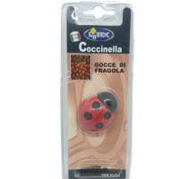 Profumatore Lubex Coccinella Alla Fragola Per Auto 