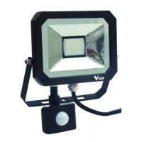 Proiettore Led nero con sensore 20W Vuemme