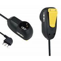 Prolunga multipresa elettrica 1 posti presa con clip fibbia tester led 220v 5mt