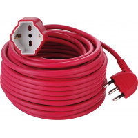 PROLUNGHE LINEARE ROSSA PL H05VV-F 3X1 mm² 20 MT  