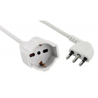 electraline  prolunga 3 mt spina 16a e presa polivalente schuko