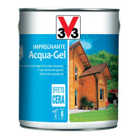 v33 Impregnante protettivo legno acqua-gel noce antico flacone da 750 ml 