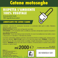 Protettivo Bio per Catene Motoseghe 2L - Lubrificazione Ecologica ed Efficiente!