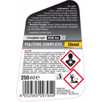 Pulitore Completo Sistema di Alimentazione Diesel 250ml - Prestazioni Ottimali per il Tuo Motore!