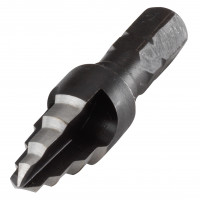 WOLFCRAFT  Punta a scalini HSS, codolo esagonale D.4-10 mm  