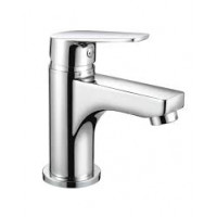 Rubinetto lavabo cromato con leva in metallo  serie eureka