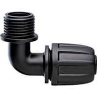 Gomito per tubo 16 mm Claber