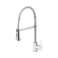 RUBINETTO LAVELLO CANNA ESTRAIBILE CON ATTACCO MAGNETICO DENVER CON BOCCA ALTA A MOLLA 