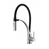 Miscelatore Lavello Seattle Nero con Doccetta Magnetica