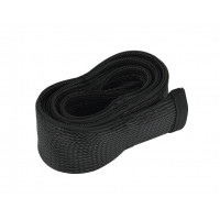 GUAINA RACCOGLICAVO CON ZIP D 25MMX1,5M NERO ELECTRALINE 