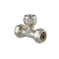 Raccordo a tee diam.20x20x20mm  per multistrato